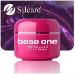 metallic 46 Deep Plum base one żel kolorowy gel kolor SILCARE 5 g